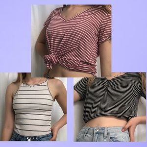 striped top bundle!!